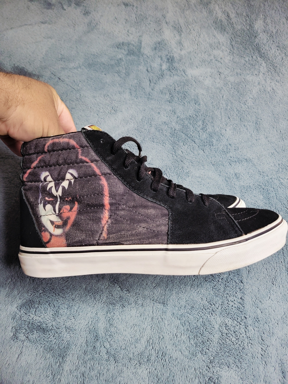 2008 Vans Sk8-Hi KISS Army "Solo Album Faces" Limited Edition Men's Size 11